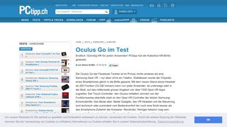 
                            4. Oculus Go im Test - PCtipp.ch