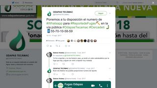
                            8. ODAPAS TECÁMAC on Twitter: 