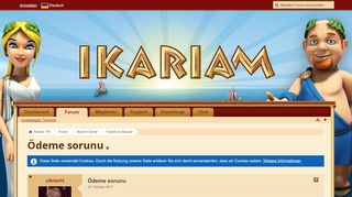 
                            6. Ödeme sorunu - Yardım ve Sorular - Ikariam TR