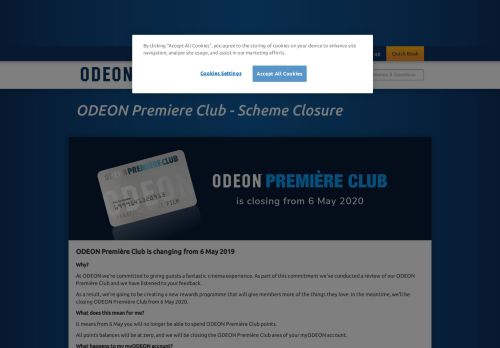 
                            2. ODEON Cinemas - Première Club - The Film Club That Rewards ...