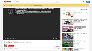 
                            2. Odesk Sign up Process: Odesk for Contractors - YouTube