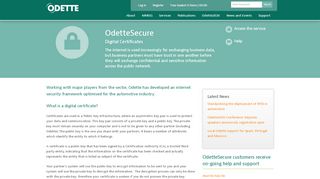 
                            2. Odette CA | Odette International