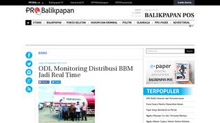 
                            9. ODI, Monitoring Distribusi BBM Jadi Real Time | Balikpapan Pos