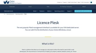 
                            12. Odin® Plesk Panel Licences - Dedicated Servers - OVH