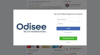 
                            7. Odisee - Facebook