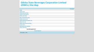 
                            4. Odisha State Beverages Corporation Limited (OSBC) Site Map