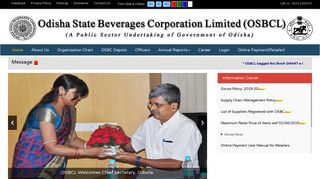 
                            10. Odisha State Beverages Corporation Limited (OSBCL) | Home :: OSBC