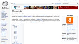 
                            11. Odnoklassniki - Wikipedia