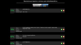 
                            3. odnoklassniki.ru - бесплатные аккаунты, пароли и логины