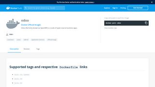 
                            13. odoo - Docker Hub