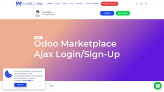 
                            7. Odoo Marketplace Ajax Login/Sign-Up - Webkul Software