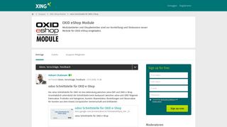 
                            10. odoo Schnittstelle für OXID e-Shop - OXID eShop Module | XING
