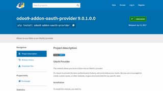 
                            13. odoo9-addon-oauth-provider · PyPI