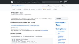 
                            9. Odroid C1 C2 · RetroPie/RetroPie-Setup Wiki · GitHub