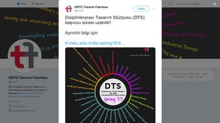 
                            12. ODTÜ Tasarım Fabrikası on Twitter: 