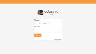 
                            3. Odyssey CRM Login