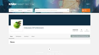 
                            9. Odyssey Of Unknown Clan News | Riven Market Warframe