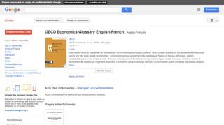 
                            9. OECD Economics Glossary English-French: Anglais-Français