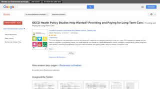 
                            10. OECD Health Policy Studies Help Wanted? Providing and Paying for ...
