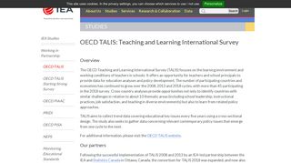 
                            10. OECD TALIS: Teaching and Learning International Survey | IEA