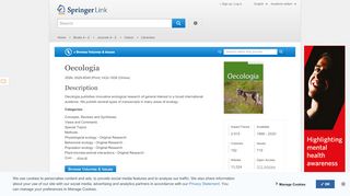 
                            3. Oecologia - Springer