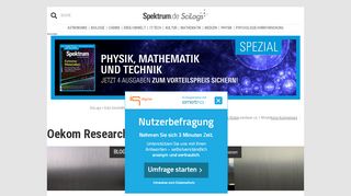 
                            13. Oekom Research und ISS zusammen » Gute Geschäfte » SciLogs ...