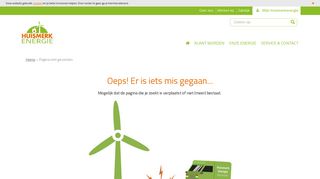 
                            8. Oeps! Er is iets mis gegaan... - Huismerk Energie