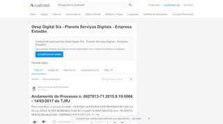 
                            11. Oesp Digital S/a - Planeta Serviços Digitais - Empresa Estadão