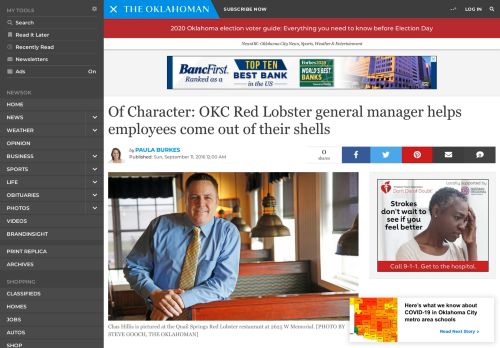 
                            9. Of Character: OKC Red Lobster general manager helps employees ...