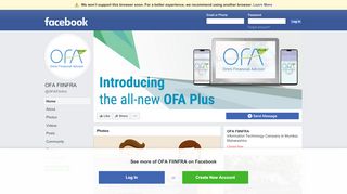 
                            10. OFA FIINFRA - Home | Facebook