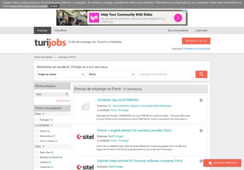 
                            8. Ofertas de emprego - Trabalho en Porto | Turijobs.pt