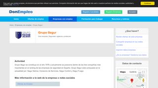 
                            4. Ofertas de trabajo de Grupo Segur - DonEmpleo