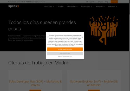 
                            4. Ofertas de trabajo en Speexx