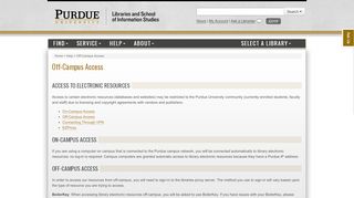 
                            13. Off-Campus Access | Purdue Libraries