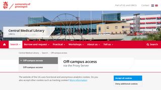 
                            5. Off-campus access | Search | University of Groningen