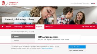 
                            7. Off-campus access | Support | University of Groningen