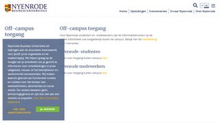 
                            4. Off-campus toegang | Nyenrode Business Universiteit