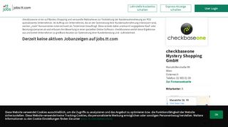 
                            6. Offene Jobs bei checkbaseone Mystery Shopping GmbH - Bewirb dich ...