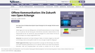 
                            11. Offene Kommunikation: Die Zukunft von Open-Xchange - Silicon.de