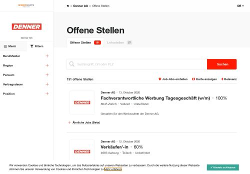 
                            4. Offene Stellen bei Denner AG | migros-gruppe.jobs