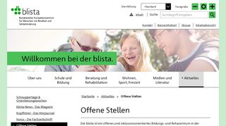 
                            3. Offene Stellen | blista