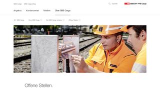 
                            10. Offene Stellen - SBB Cargo