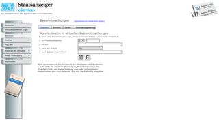 
                            6. Öffentliche Ausschreibungen - Staatsanzeiger eServices