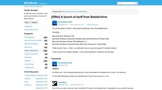 
                            7. [Offer] A bunch of stuff from BetaArchive — WinWorld