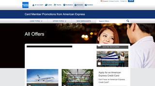 
                            4. Offers - Card Promotions | American Express SG