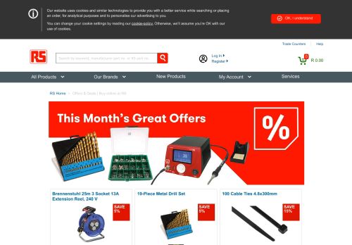 
                            12. Offers & Deals | Buy online at RS - RS Components