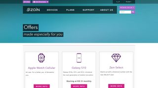 
                            8. Offers - Zain Kuwait Website - Zain Kuwait