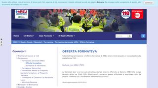 
                            8. Offerta formativa - Azienda Regionale Emergenza Urgenza - Areu