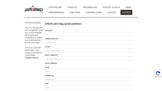 
                            8. offerte aanvraag syndicus - Jurimmo