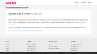 
                            6. Offerte di lavoro in JUST EAT